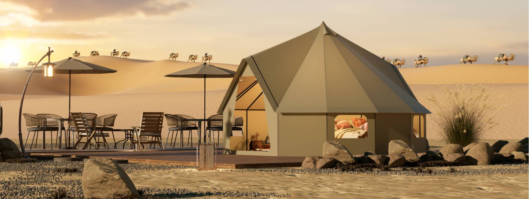 阿拉善盟露营酒店帐篷产品